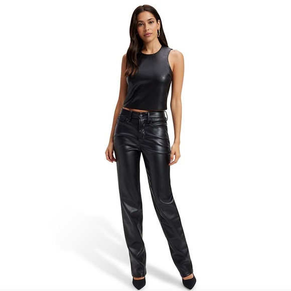 Good American Pants - Good American Better Than Leather Good Icon Pants